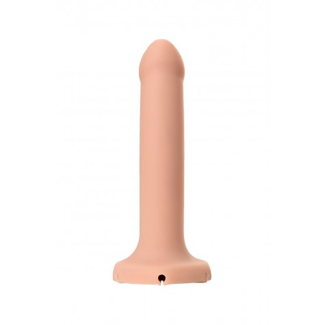 Телесный фаллос с имитацией эякуляции Silicon Cum Dildo L - 19,6 см.